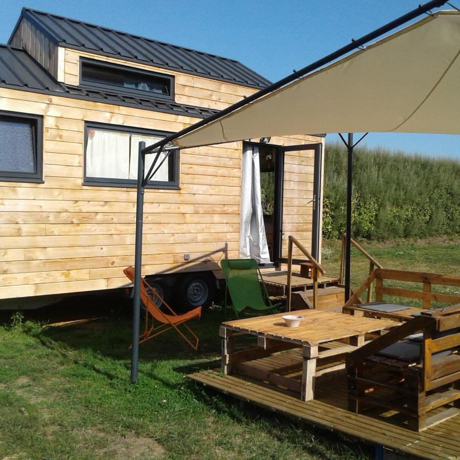 Tiny House Sur La Presqu'Ile Sauvage Hotell Lanmodez Eksteriør bilde