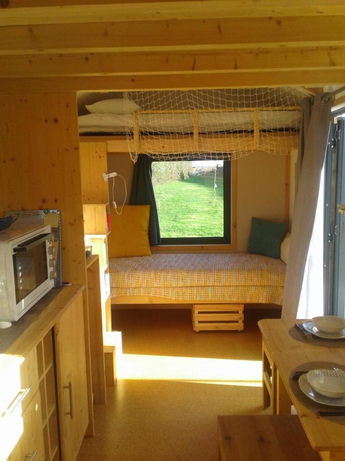 Tiny House Sur La Presqu'Ile Sauvage Hotell Lanmodez Eksteriør bilde